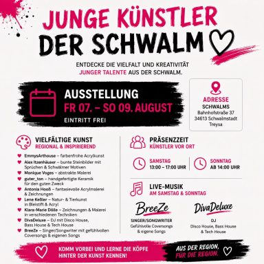 Ausstellung "das Schwalms" August 2026
