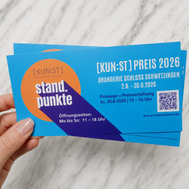 Kunstpreis von KUN:ST international Juli- August 2026