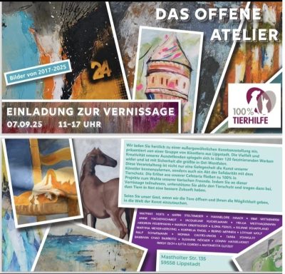 Vernissage Offenes Atelier Sept 2025